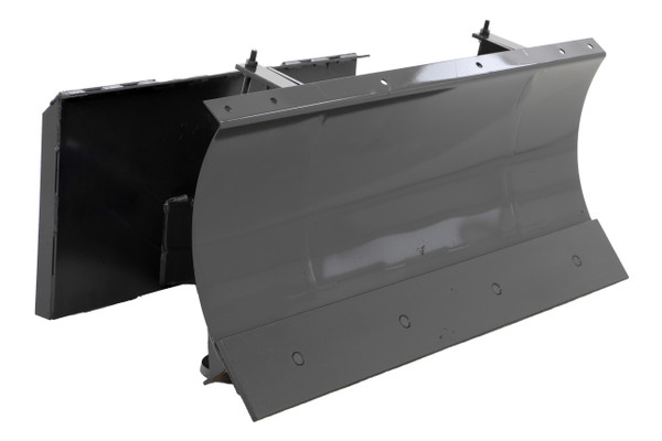 60" Wide Mini Skid Steer 4 Way Snow/Dozer Blade Hydraulic Angle Mini Universal Mount