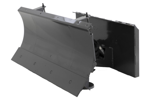 60" Wide Mini Skid Steer 4 Way Snow/Dozer Blade Hydraulic Angle Mini Universal Mount