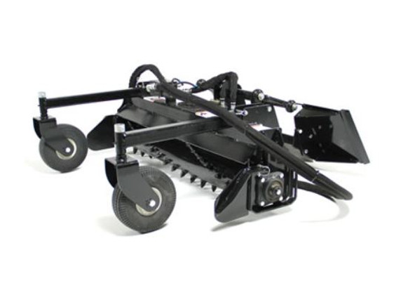 48" Wide Mini Skid Steer Soil Conditioner (Manual Angle) 48" Wide Mini Skid Steer Soil Conditioner (Manual Angle)