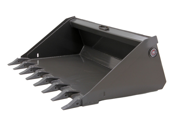 84" Wide Skid Steer Long Bottom Bucket With Teeth 84" Wide Skid Steer Long Bottom Bucket With Teeth