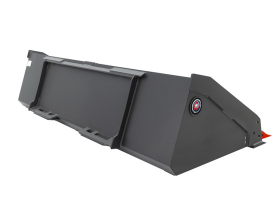 84" Wide Skid Steer Long Bottom Bucket With Teeth