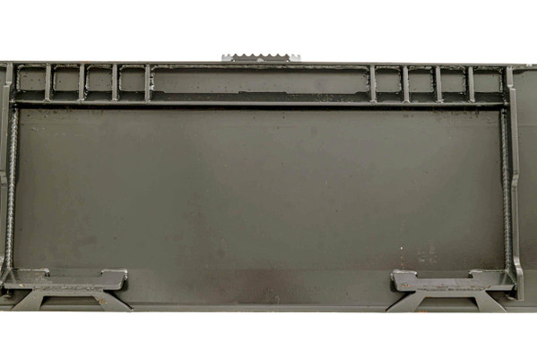 84" Wide Skid Steer Track Duty Bucket With Smooth Edge