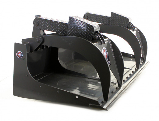 72" Skid Steer Grapple Bucket Attachment (Industrial Series)
