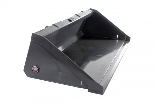 84" Wide Skid Steer Long Bottom Bucket Smooth Edge