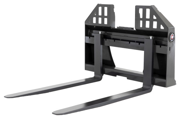 Skid Steer Pallet Fork Frame Walk Through With 48" Long Tines Class II 4000 lbs (Professional Series)