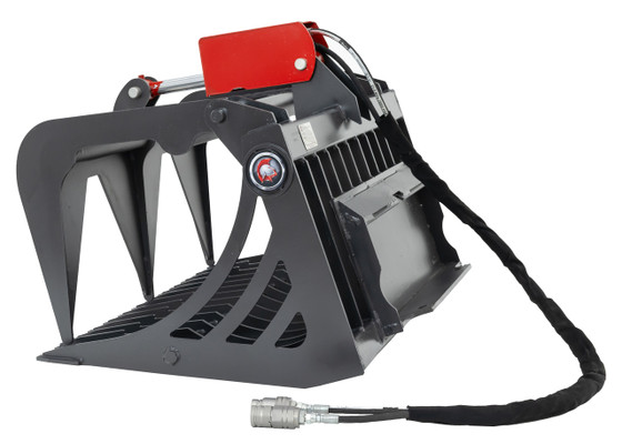 48" Wide Mini Skid Steer Rock Grapple