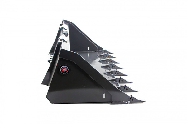 78" Wide Skid Steer Track Duty Bucket With Teeth