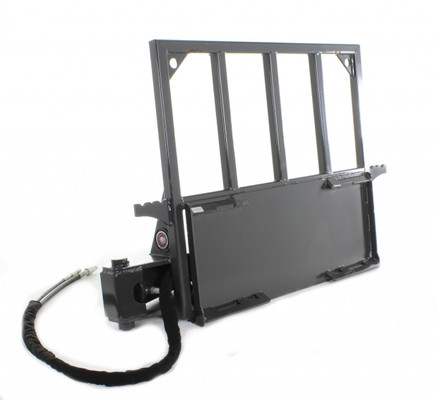 Skid Steer Tree Shear Attachment That Cuts Up To 12" Dia Trees With Fixed Base