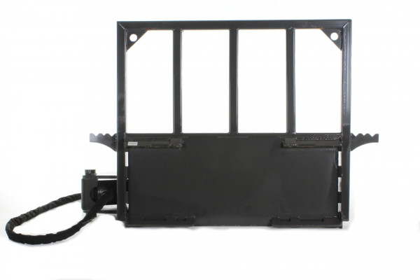 Skid Steer Tree Shear Attachment That Cuts Up To 12" Dia Trees With Fixed Base