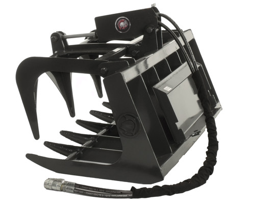 36" Wide Mini Skid Steer Root Grapple Attachment