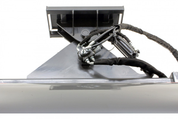 60" Wide Skid Steer Hydraulic Angle Broom Attachment With All Wire Brushes