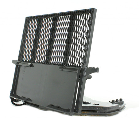 Skid Steer Tree Shear Attachment That Cuts Up To 12" Dia Trees With Hydraulic Rotation