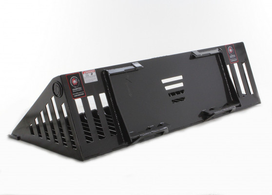 84" Wide Skid Steer Rock Bucket With Smooth Edge