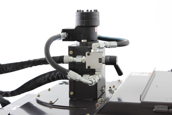 84" Wide Skid Steer Boxbroom Sweeper Attachment SEVS Series Poly|Wire Brush 15-25 gpm