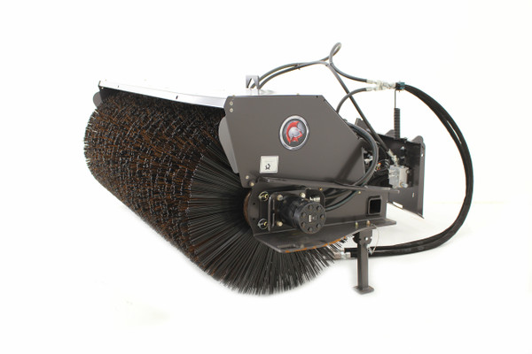 96" Wide Skid Steer Hydraulic Angle Broom (Industrial Series)