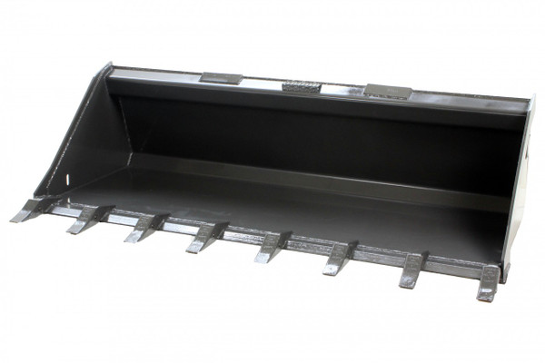 84" Wide Skid Steer Track Duty Bucket With Teeth