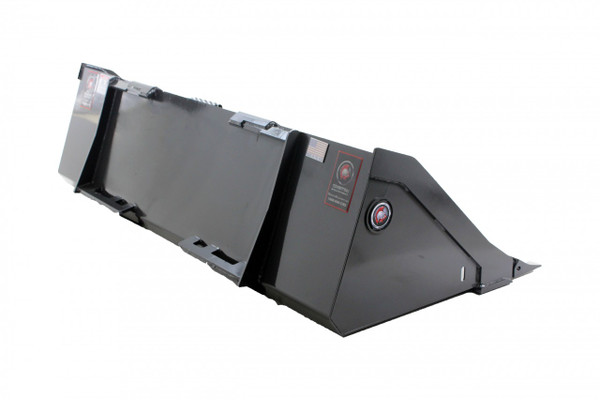 84" Wide Skid Steer Track Duty Bucket With Teeth