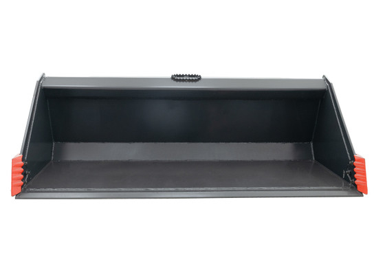 72" Wide Skid Steer Track Duty Bucket With Smooth Edge