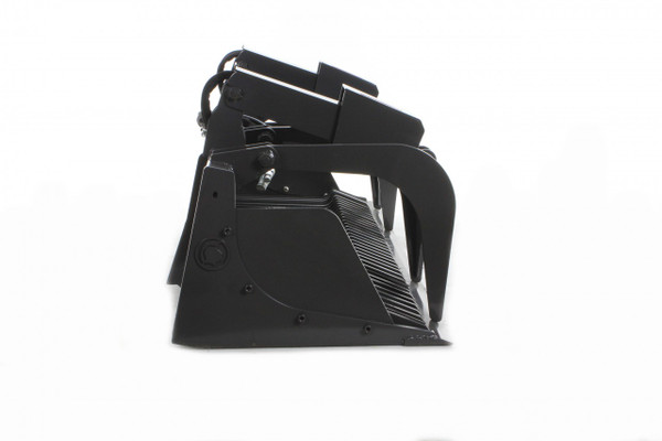 66" Wide Skid Steer Rock Grapple Bucket With Smooth Edge