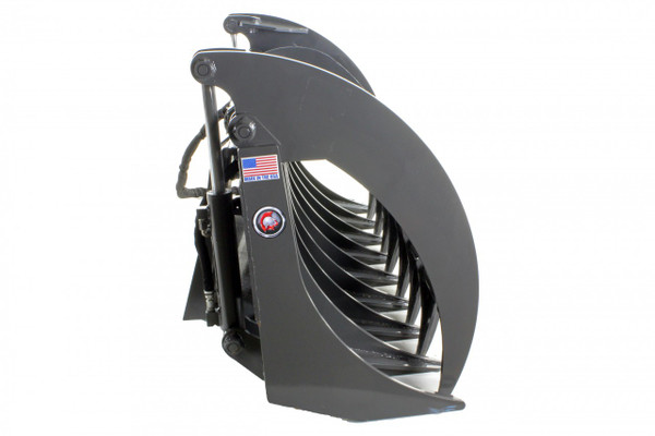 66" Wide Skid Steer Grapple Rake Attachment Professional Series