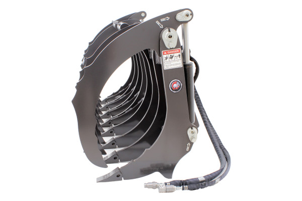 84" Wide Skid Steer Grapple Rake Attachment Ultra Industrial Series