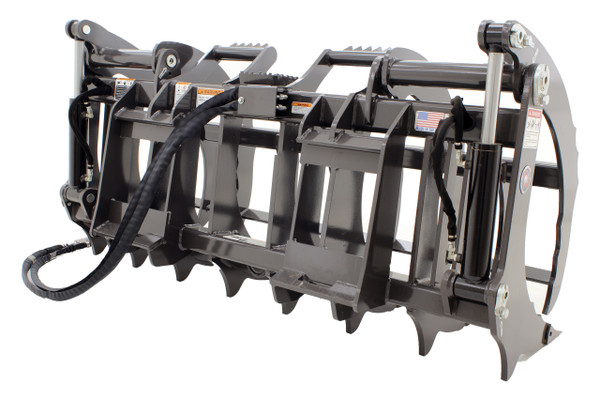 84" Wide Skid Steer Grapple Rake Attachment Ultra Industrial Series