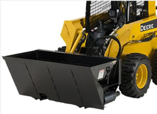 72" Wide Skid Steer Side Discharge Bucket for Saw Dust | Mulch | Silage 72" Wide Skid Steer Side Discharge Bucket for Saw Dust | Mulch | Silage