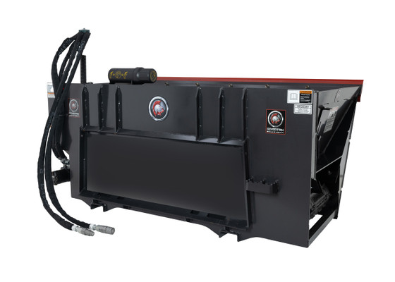 60" Wide Skid Steer Side Discharge Bucket for Sand | Aggregate | Topsoil