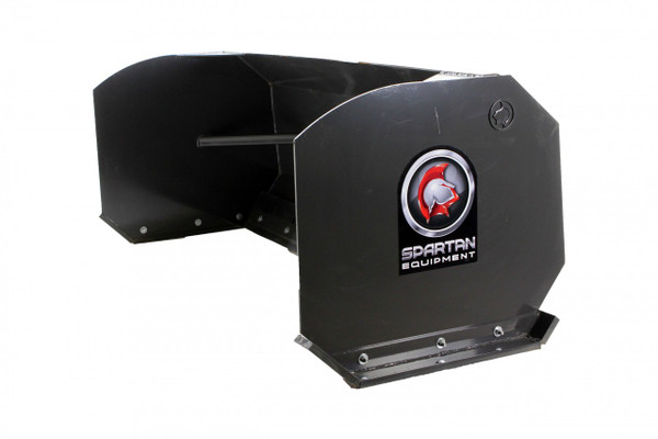 120" Wide Skid Steer Snow Pusher Box Attachment