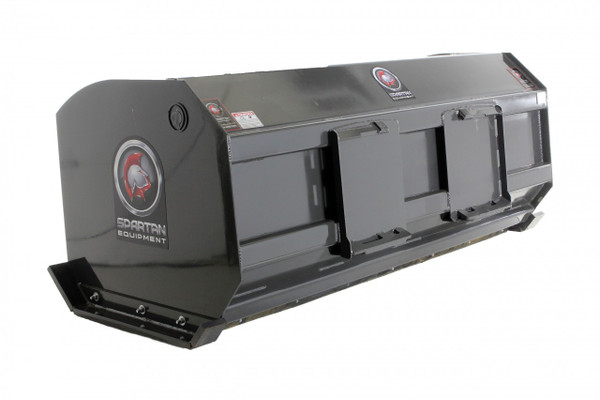 120" Wide Skid Steer Snow Pusher Box Attachment
