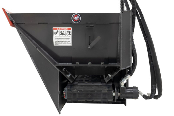 72" Wide Skid Steer Side Discharge Bucket for Sand | Aggregate | Topsoil
