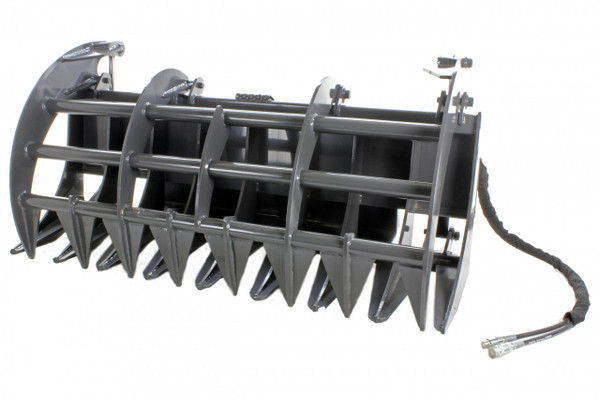 78" Wide Skid Steer Grapple Rake Attachment Professional Series