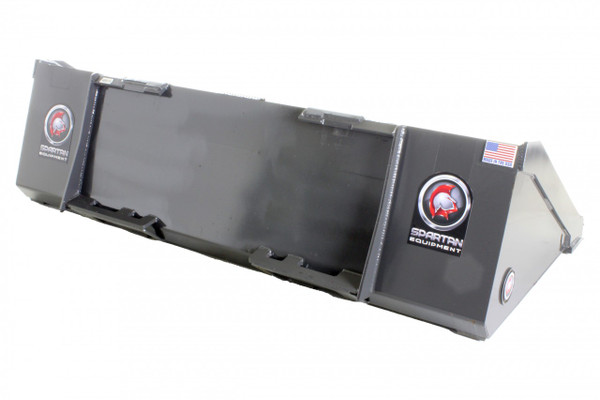 78" Wide Skid Steer Long Bottom Bucket with Smooth Edge