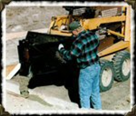 Skid Steer Concrete Chuter 3/4 Yard Capacity With Hydraulic Gate (Industrial Series) Skid Steer Concrete Chuter 3/4 Yard Capacity With Hydraulic Gate (Industrial Series)
