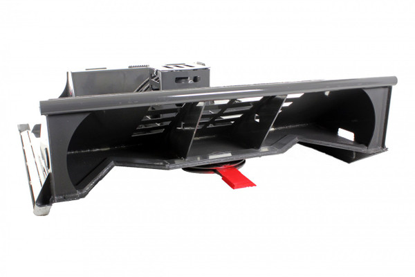 60" Wide Skid Steer Brush Cutter Attachment Piston Pump Flow 17-27 gpm (Case Drain)