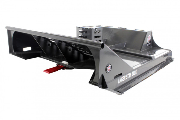 60" Wide Skid Steer Brush Cutter Attachment Piston Pump Flow 17-27 gpm (Case Drain)