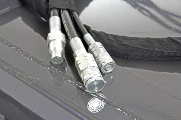 60" Wide Skid Steer Brush Cutter Attachment Piston Pump Flow 17-27 gpm (Case Drain)