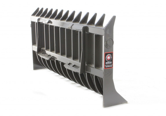 96" Wide Skid Steer Root Rake Attachment