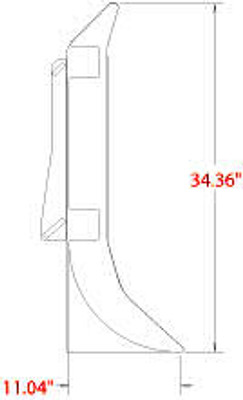 96" Wide Skid Steer Root Rake Attachment