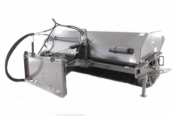 84" Wide Skid Steer Manual Angle Broom (Industrial Series)