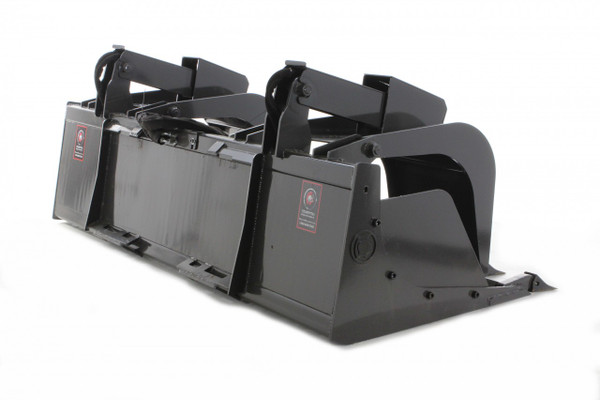 60" Wide Skid Steer Rock Grapple Bucket With Teeth