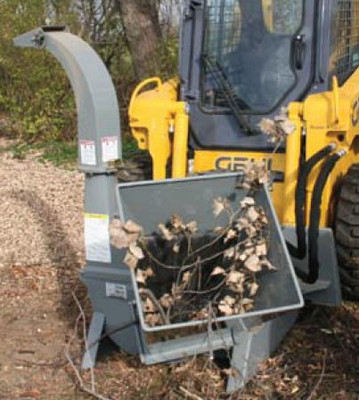 SE400 Skid Steer Chipper Attachment Standard Flow (4" dia Material) SE400 Skid Steer Chipper Attachment Standard Flow (4" dia Material)