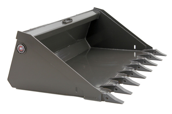 78" Wide Skid Steer Long Bottom Bucket With Teeth