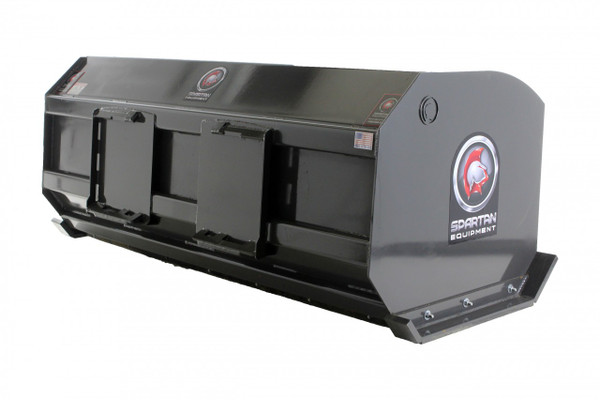 72" Wide Skid Steer Snow Pusher Box Attachment