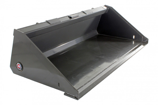 72" Wide Skid Steer Long Bottom Bucket with Smooth Edge