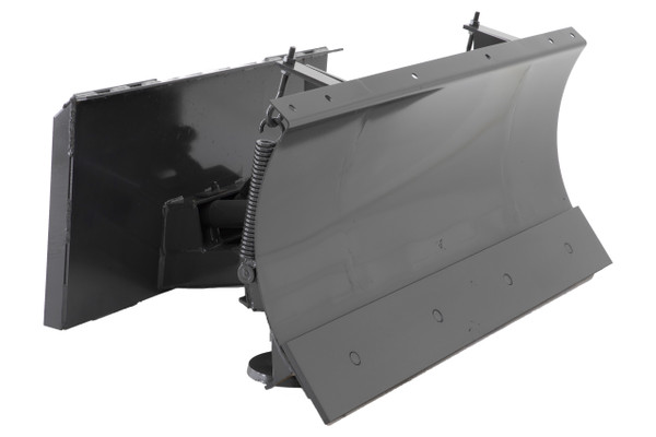 60" Wide Mini Skid Steer 4 Way Snow/Dozer Blade Hydraulic Angle Bobcat MT Mount