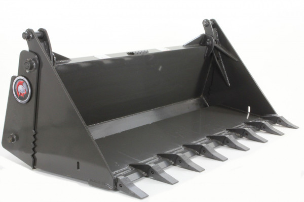 72" Wide Skid Steer 4 In 1 Combination Bucket With Teeth (Industrial Series)