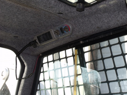 84" Wide Skid Steer Hydraulic Angle Broom Attachment With Poly Brushes Only