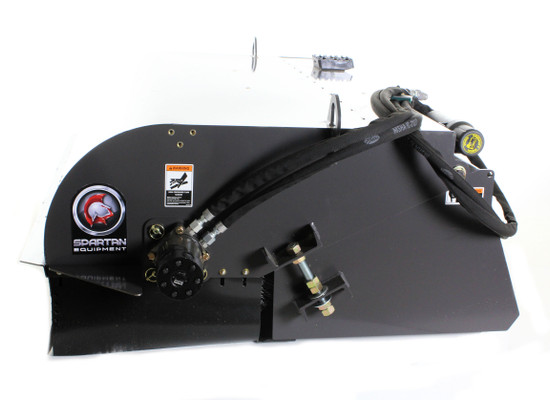 84" Wide Skid Steer Boxbroom Sweeper Attachment SE Series Poly|Wire Brush 15-25 gpm