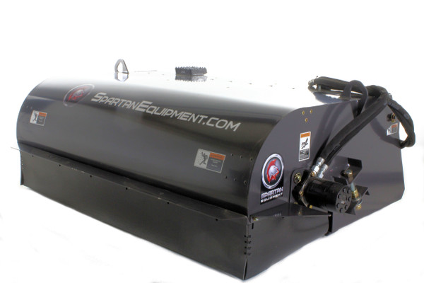 84" Wide Skid Steer Boxbroom Sweeper Attachment SE Series Poly|Wire Brush 15-25 gpm